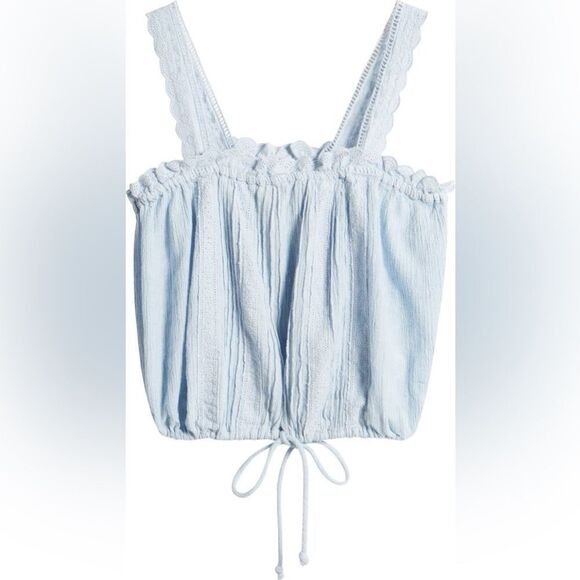 Free People NWT Because of You Tank in Light Blue Size Small - Picture 10 of 13